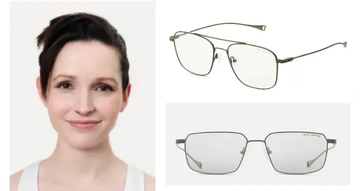 กรอบแว่นสำหรับรูปหน้ากลม